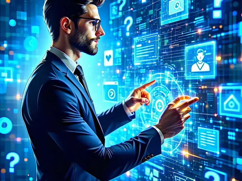 Minh họa người dùng đang tìm kiếm giải pháp và câu trả lời