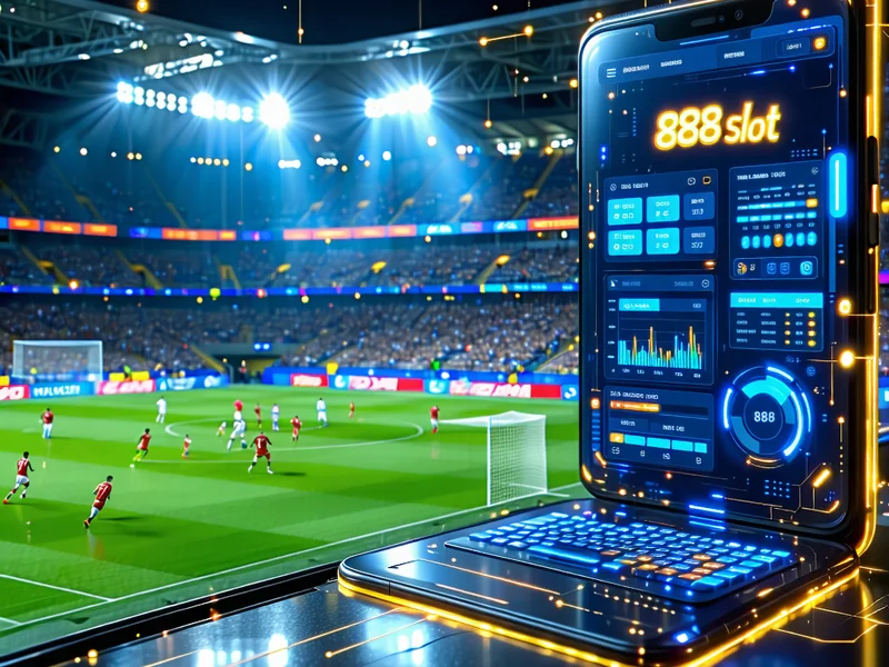 Giao diện cá cược thể thao 888slot với trận đấu bóng đá đang diễn ra