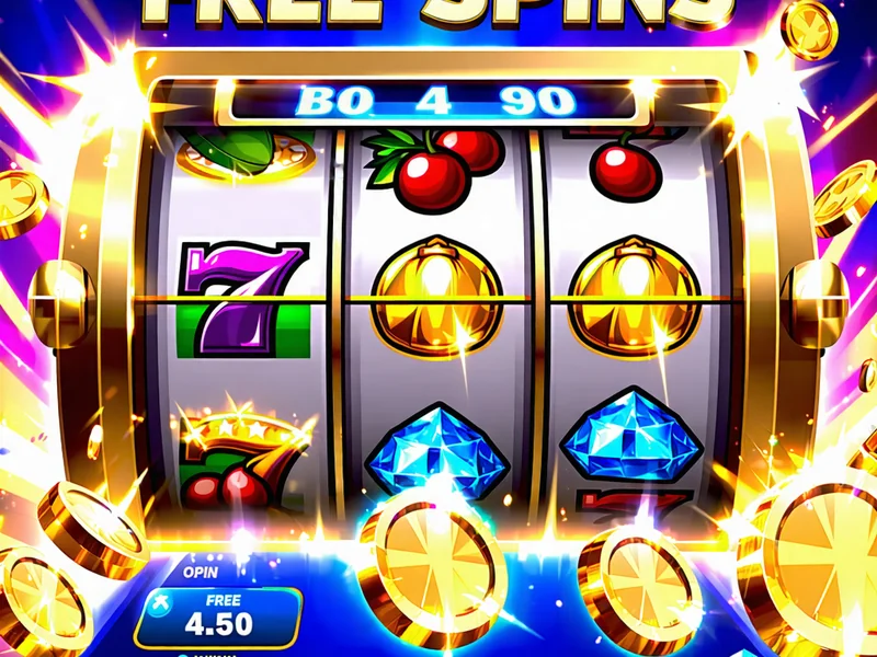 Hình ảnh minh họa vòng quay miễn phí trong trò chơi slot