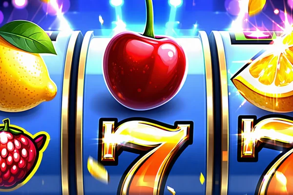 Hình ảnh các biểu tượng slot cổ điển như trái cây, BAR và số 7 may mắn
