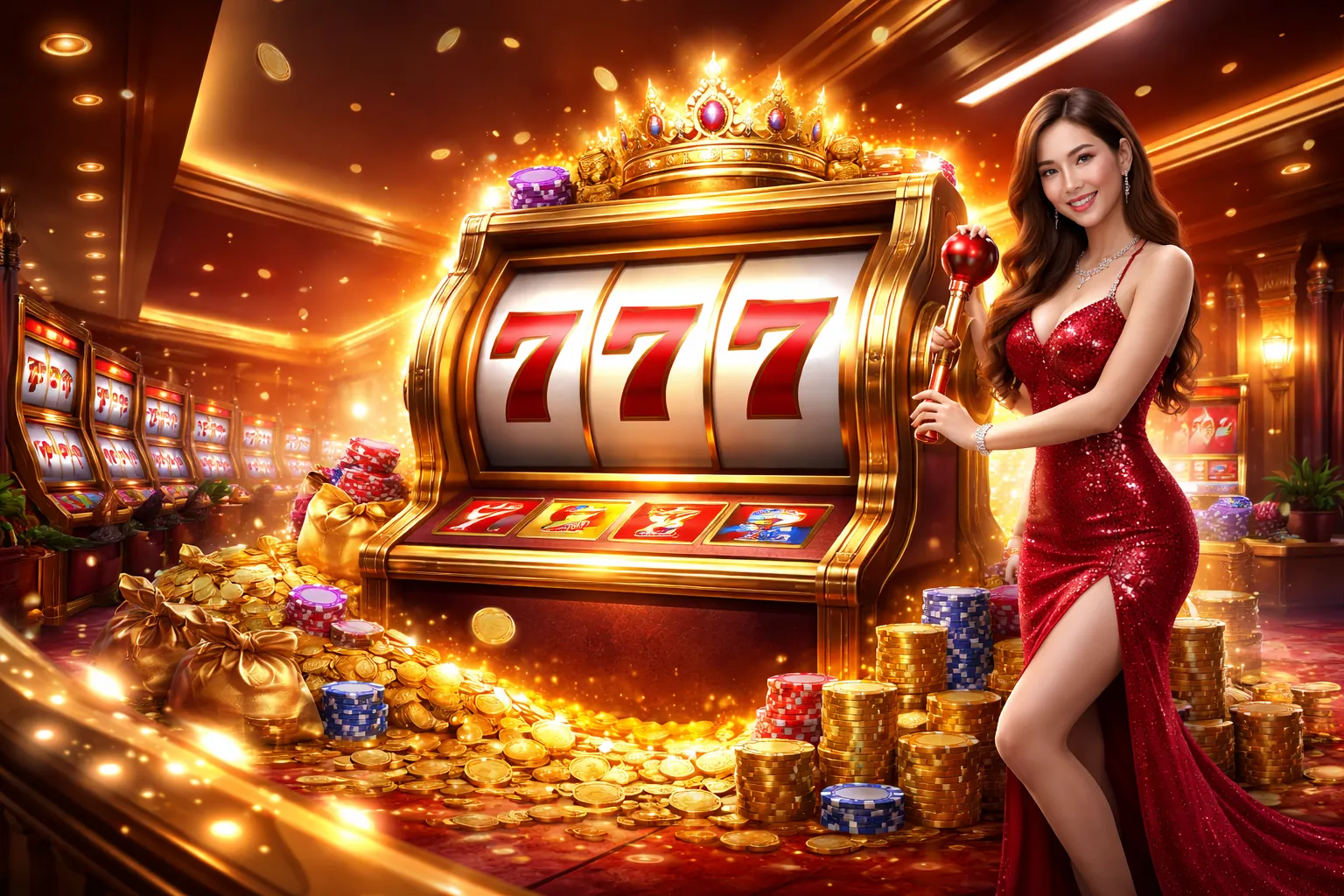 Hình ảnh giới thiệu trò chơi máy đánh bạc 888slot mới