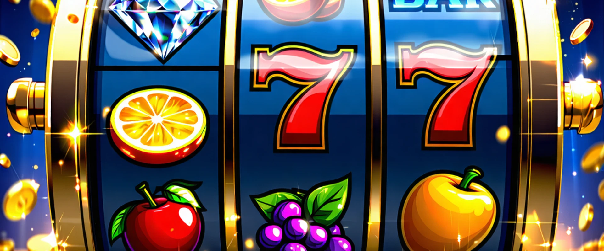 Hình ảnh chính khu vực chơi thử slot miễn phí 888slot với các biểu tượng slot rực rỡ và tiền vàng
