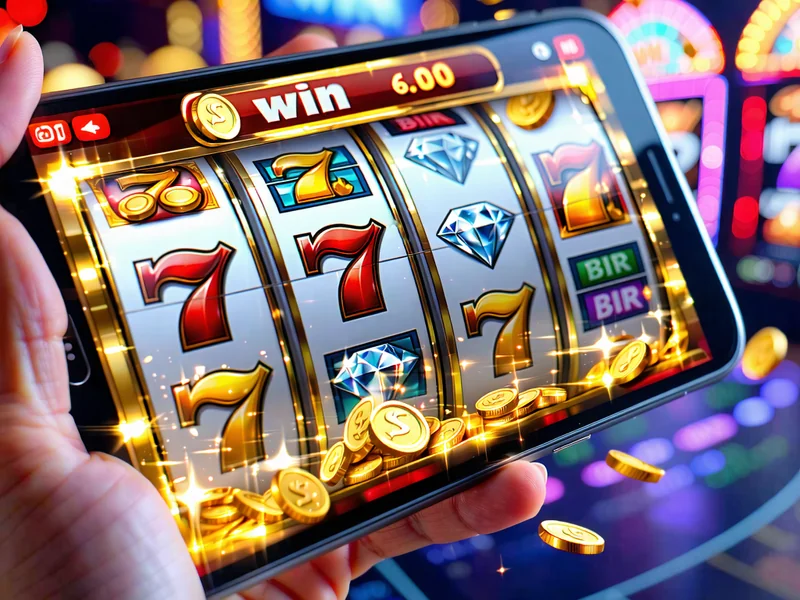Hình ảnh điện thoại hiển thị trò chơi slot di động