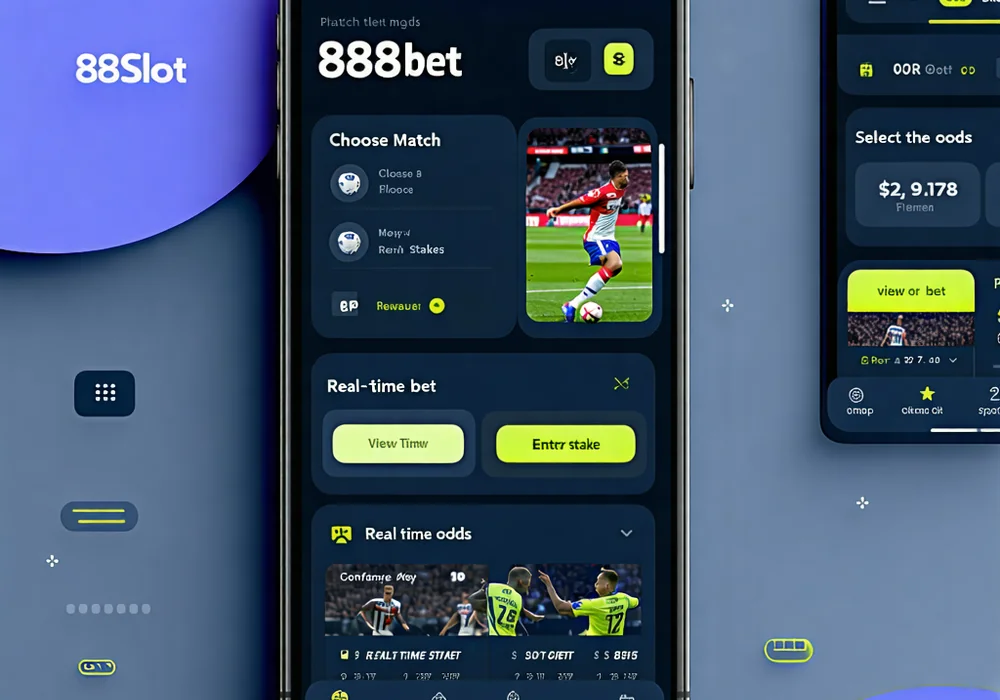 Giao diện đặt cược trực quan của 888slot