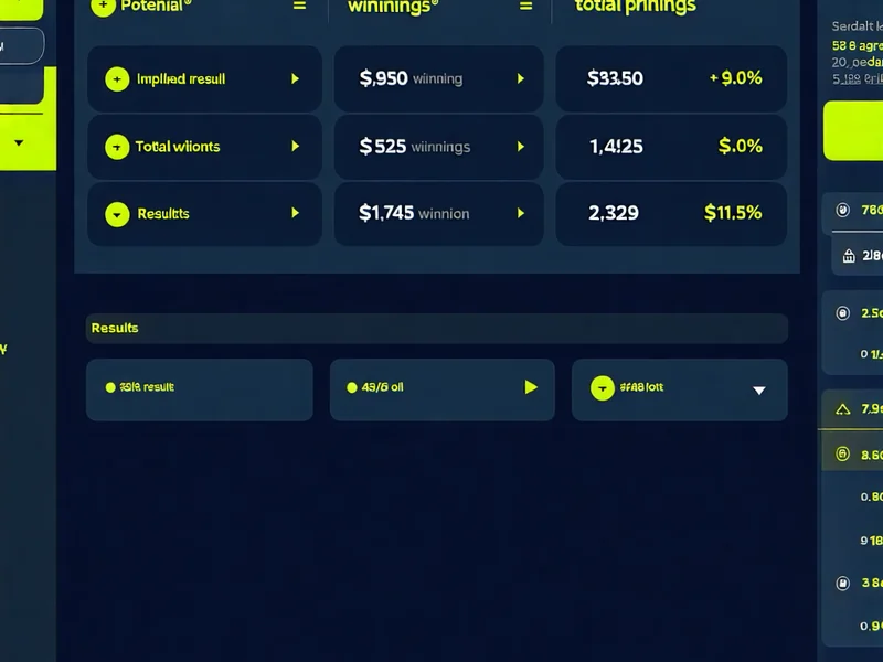 Kết quả tính toán tỷ lệ cược chi tiết từ công cụ 888slot