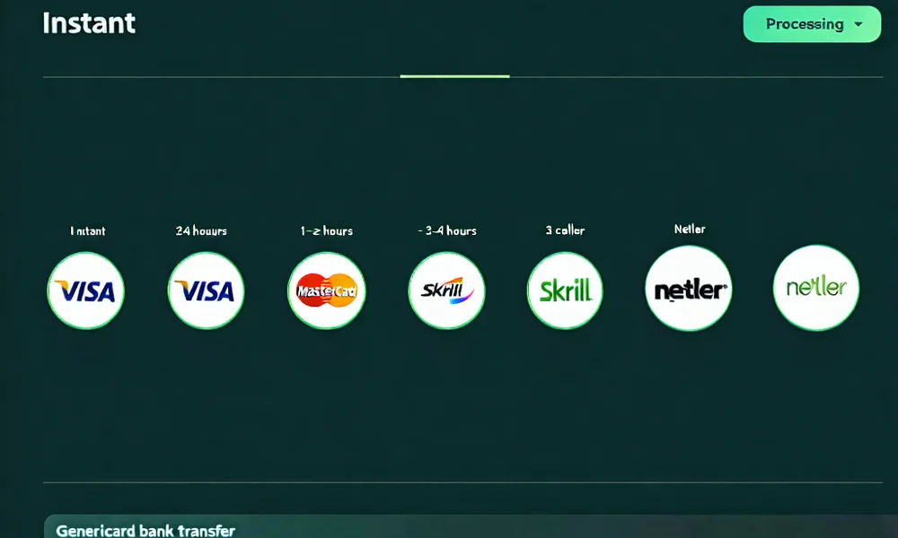 Các phương thức rút tiền và thời gian xử lý tại 888slot